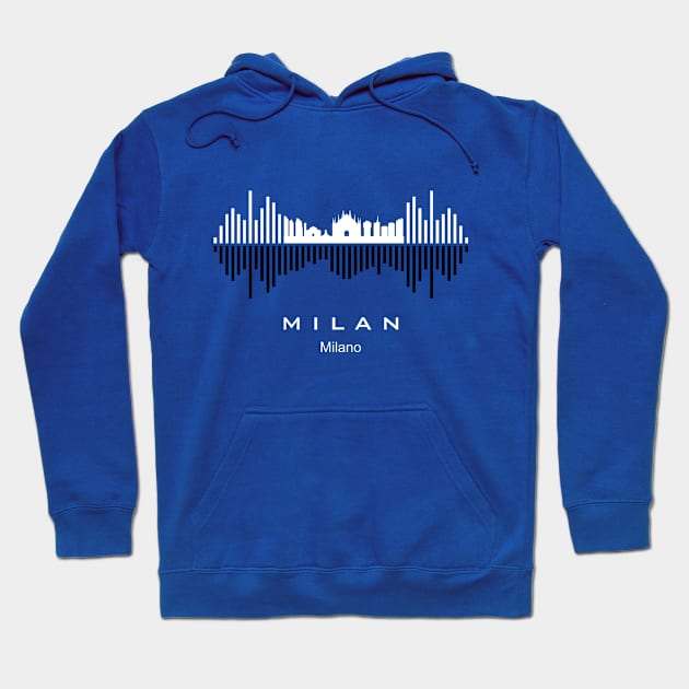 Milan City Soundwave Hoodie by blackcheetah